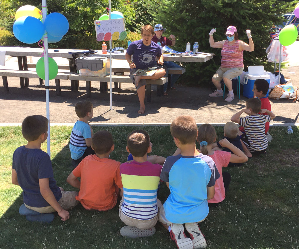 Children in park