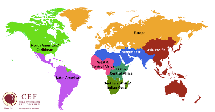 Global outreach map
